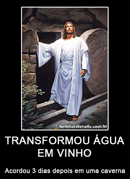 Jesus sabia dar festa