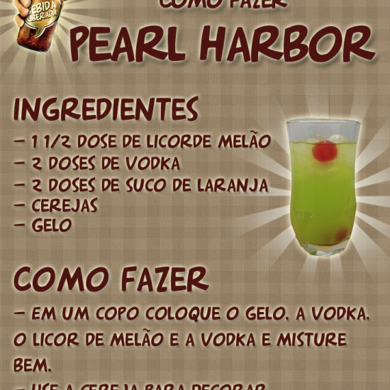 Aprenda a receita do drink pearl harbor, feito no AllCool #24