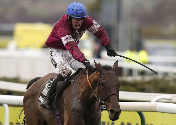 Horse Racing - Crabbie's Grand National Festival - Aintree Racecourse - 9/4/16 Rule The World ridden by David Mullins before winning the 5.15 Crabbie's Grand National Chase Reuters / Andrew Yates Livepic EDITORIAL USE ONLY.
